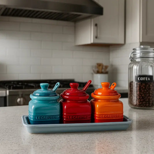 porta temperos,
pote de tempero,
potes de cerâmica com tampa,
porta condimentos,
utensílio de cozinha