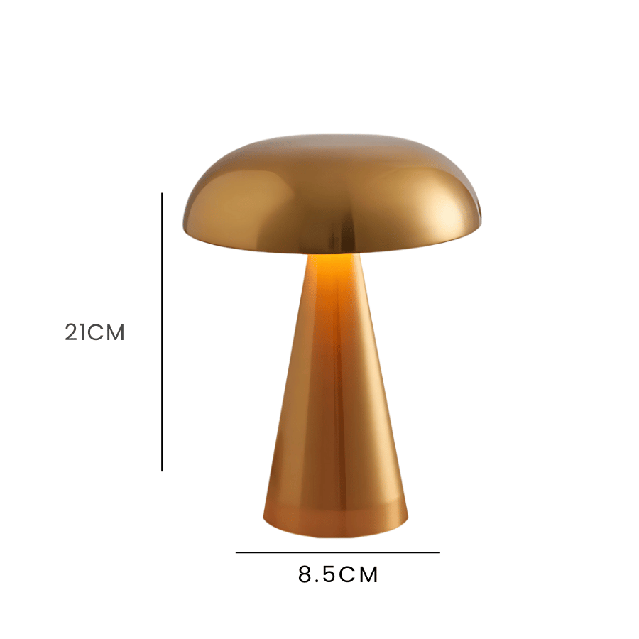 Luminária Led Cogumelo sem fio 3 Luzes