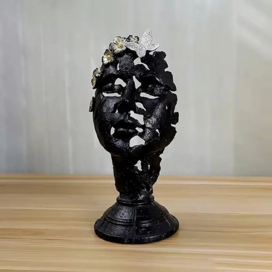 escultura decoração,	
obra e arte,
escultura para decoracao,
escultura decorativa,
estatua decorativa,	
escultura de mesa,
arte moderna,
decoração escritorio,
escultura rosto