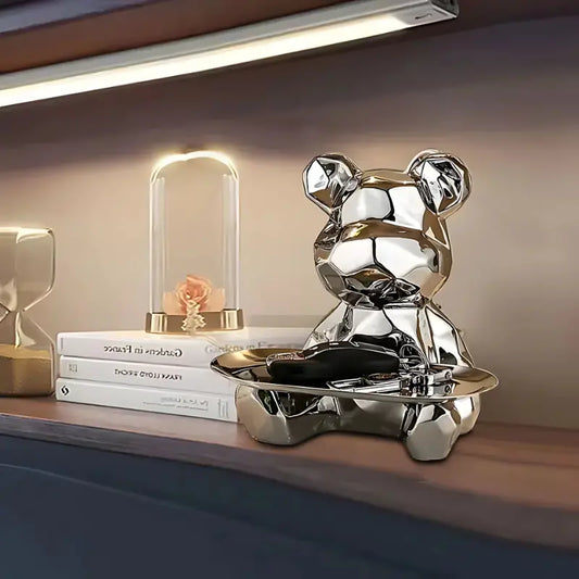 escultura urso,
Escultura Ursinho,
Escultura Ursinho Aparador,
escultura urso aparador,
decoracao de casa,
esculturas decorativa,
escultura decorativa urso,