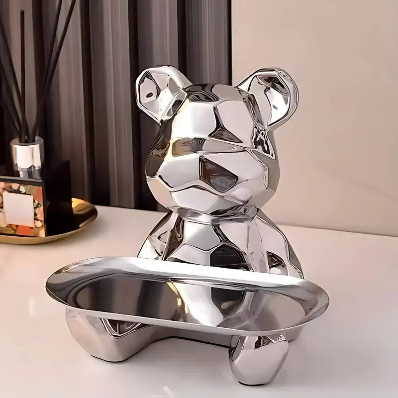escultura urso,
Escultura Ursinho,
Escultura Ursinho Aparador,
escultura urso aparador,
decoracao de casa,
esculturas decorativa,
escultura decorativa urso,