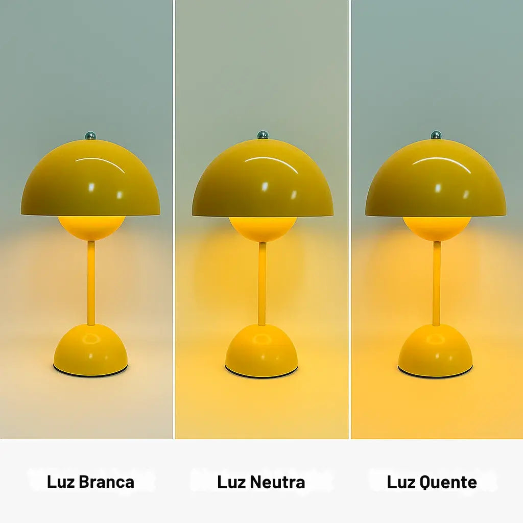 luminaria de mesa,
luminaria de mesa led,
luminaria cogumelo,
luminaria de mesa jantar,
luminaria de mesa para quarto,