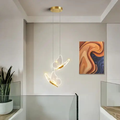 Luminária de Teto, luminária de teto para sala, luminária borboleta, pndente borboleta
