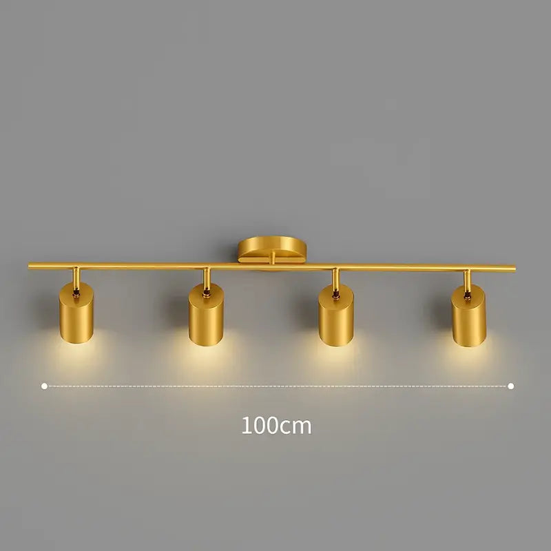 Luminária de Teto,	
luminária de teto quarto,
luminária de teto cozinha,
iluminação de trilho,
spots em trilho,
luminaria dourada,
trilhos spots