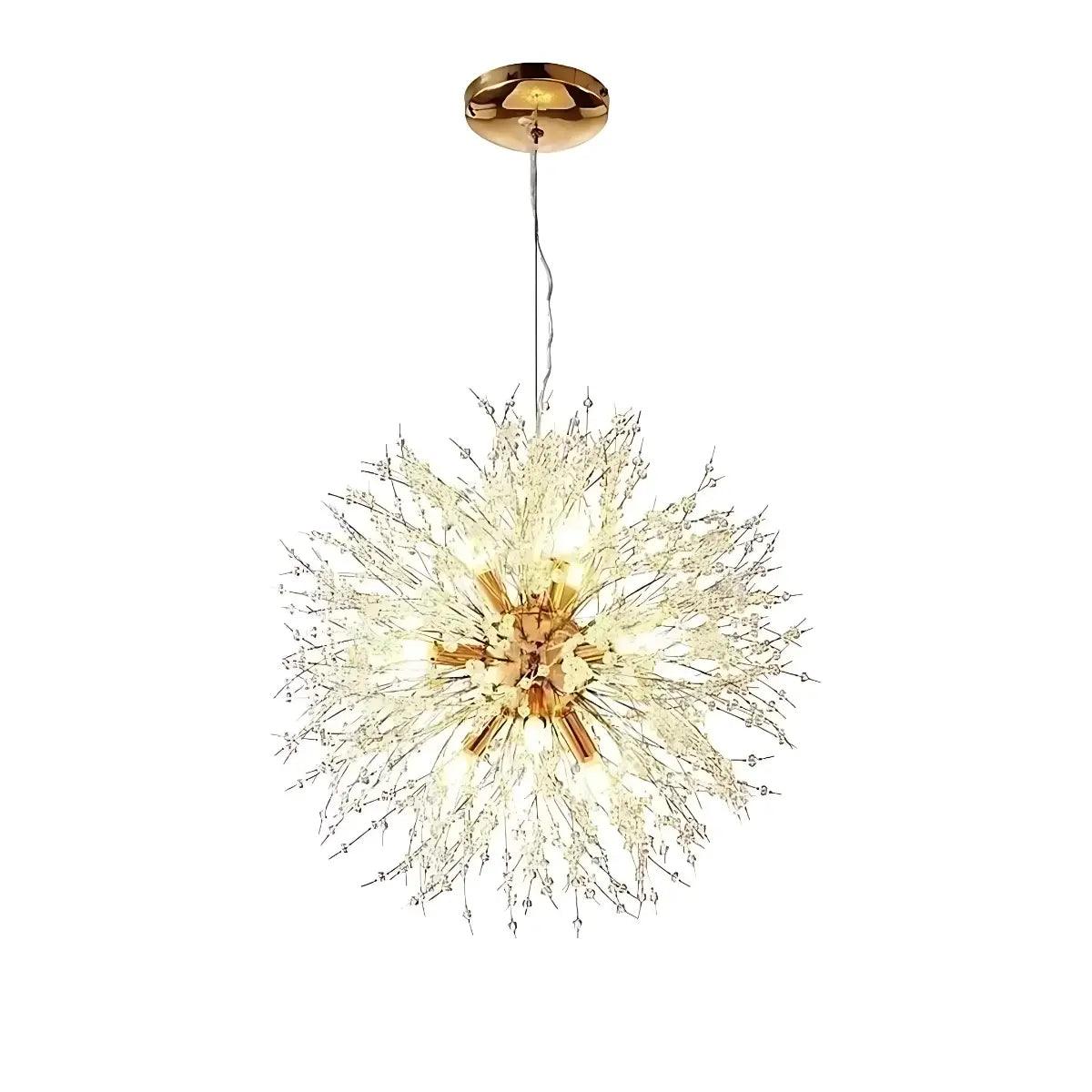 lustre pendente dente de leão, lustre pendente, lustre pendente para sala de jantar, lustre pendente para sala, pendente para sala, pendente para quarto, lustre pendente, lustre cristal, Luminária Pendente,