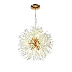 lustre pendente dente de leão, lustre pendente, lustre pendente para sala de jantar, lustre pendente para sala, pendente para sala, pendente para quarto, lustre pendente, lustre cristal, Luminária Pendente,