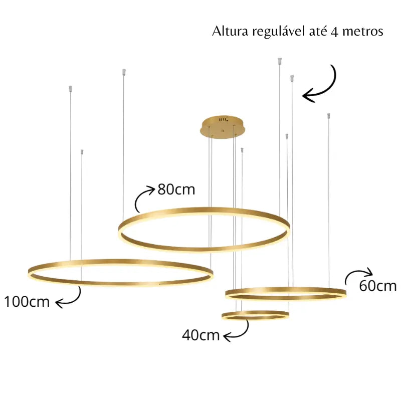 lustre,
lustre para sala,
lustre pendente,
lustre sala de jantar,
lustre redondo,
lustre para cozinha,
lustre aneis,
lustre moderno,
lustre dourado,