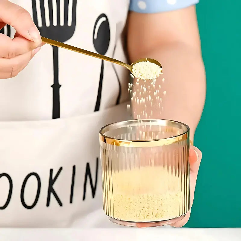 Potes para Temperos com Colher Premium Larmary