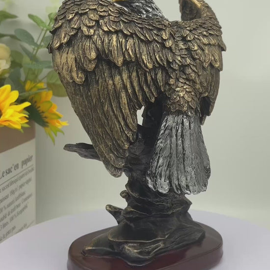 estatua de aguia, escultura aguia, estatueta de aguia, escultura decorativa, estatuas decorativas, esculturas de parede para sala, decoracao escultura,