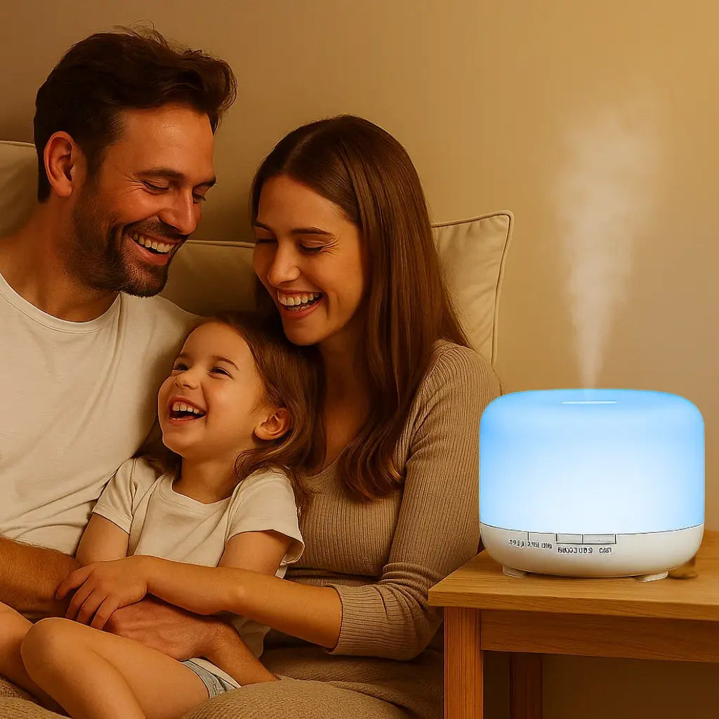 Umidificador de ar e Difusor Led 7 em 1 | Respire com Tranquilidade