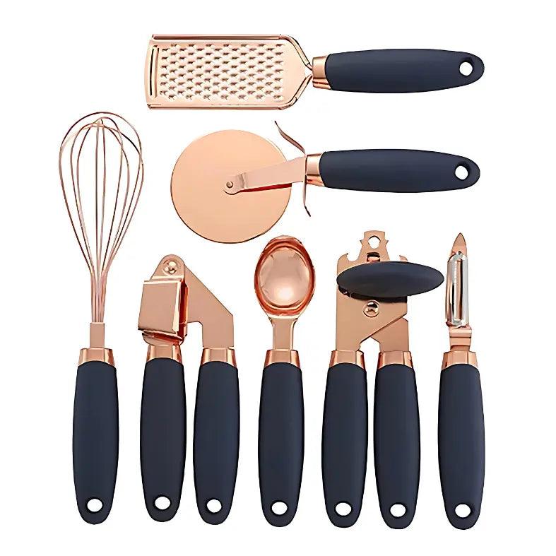 utensilio de cozinha silicone, utensílios domésticos, kit utensílios de cozinha, kit utensílios de cozinha silicone, A Conjunto De Ferramentas De Cozinha De 7 Peças, Conjunto de utensílios de cozinha de 7 peças, utensilios de silicone cozinha